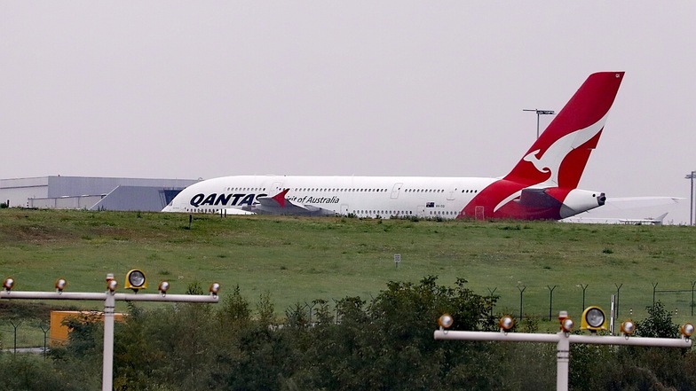 Der A380 wird von der Airline Quantas eingesetzt.