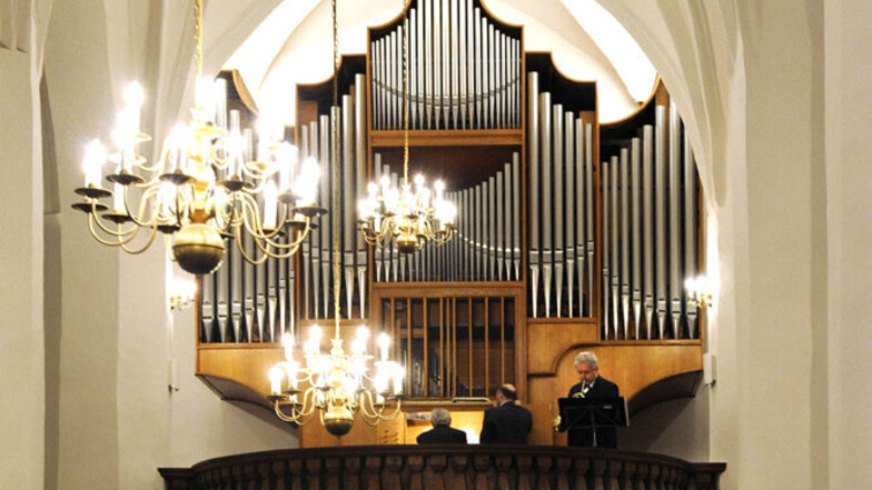 Im Rahmen der Musikfesttage Hoyerswerda spielten 2012 Ludwig Güttler und Friedrich Kircheis in der Johanneskirche.