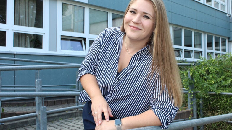 Elisabeth Szeguhn leitet das Léon-Foucault-Gymnasium in Hoyerswerda.