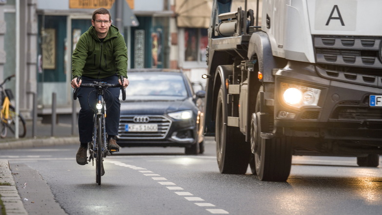 Wie im restlichen Bundesgebiet passieren Fahrradunfälle auch im Landkreis Bautzen vor allem in Städten.