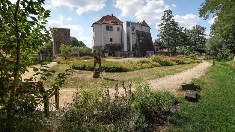 Der Schlossgarten entstand in seinem jetzigen Zustand erst 2018 - davor lag die Fläche brach.