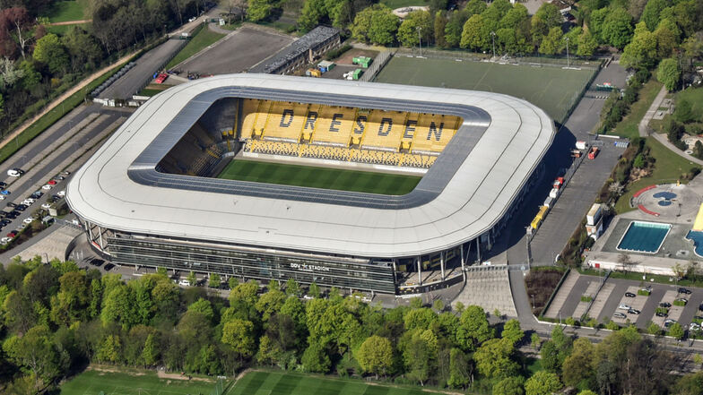 Ort für Emotionen, aber auch hoher Kosten: das Dresdner Rudolf-Harbig-Stadion.