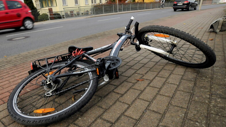 Symbolfoto: Bei Stauchitz kam es am Dienstag zu einem Fahrradunfall.