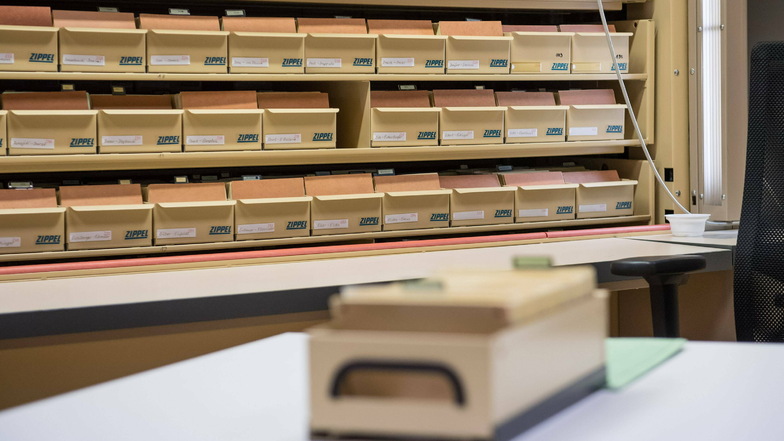 Im Berliner Stasi-Unterlagen-Archiv: Hier wurden bislang auch die Karteikarten des MfS aufbewahrt