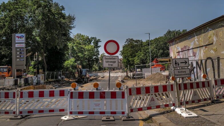 Wegen Dauerbaustelle: Bautzner Straße in Dresden wird voll gesperrt
