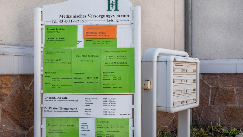 Patienten, die bisher das Hausarztangebot im MVZ in Leisnig genutzt haben, müssen sich neu orientieren. Diese Praxis bleibt ab 1. April 2022 geschlossen.