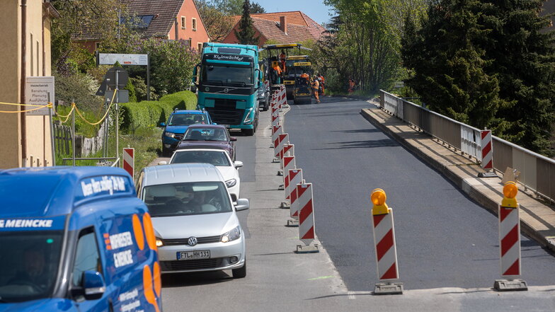 B173 bei Wilsdruff: Darum dauert der Ausbau der Bundesstraße so lange