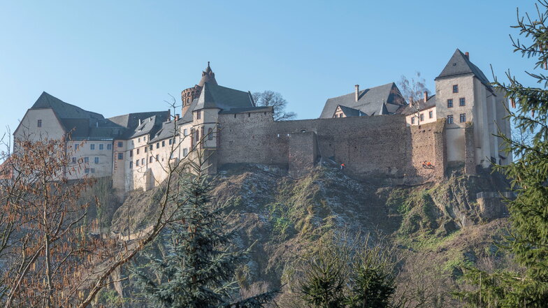 Immer wieder beeindruckend ist der Blick von Fischendorf auf die Burg Mildenstein.