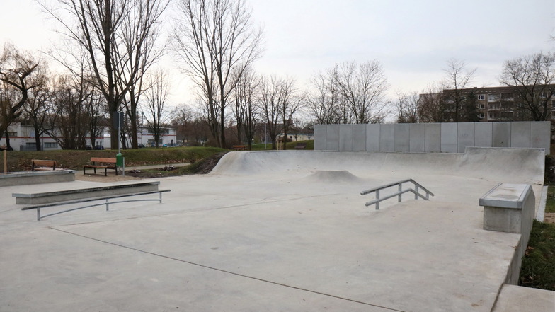 Wo einst der Kindergarten stand, befindet sich nun die Skaterampe.