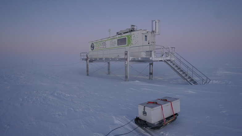 Eden-ISS, das deutsche Gewächshaus am Südpol.
