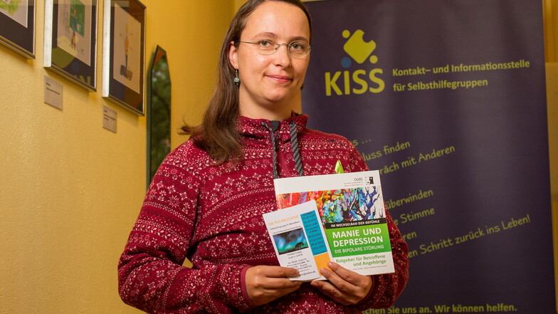 Selbsthilfegruppe-Leiterin Katrin Engert: Die Menschen sollen wissen, dass es in Pirna Hilfe gibt.