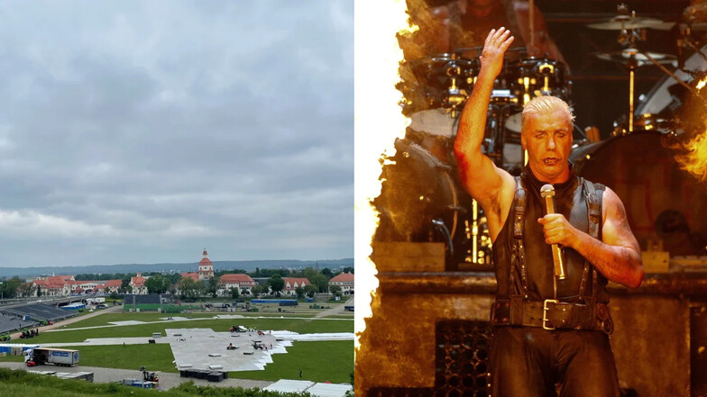 Vier Konzerte spielen Rammstein in Dresden, zahlreiche Straßen werden dafür gesperrt.