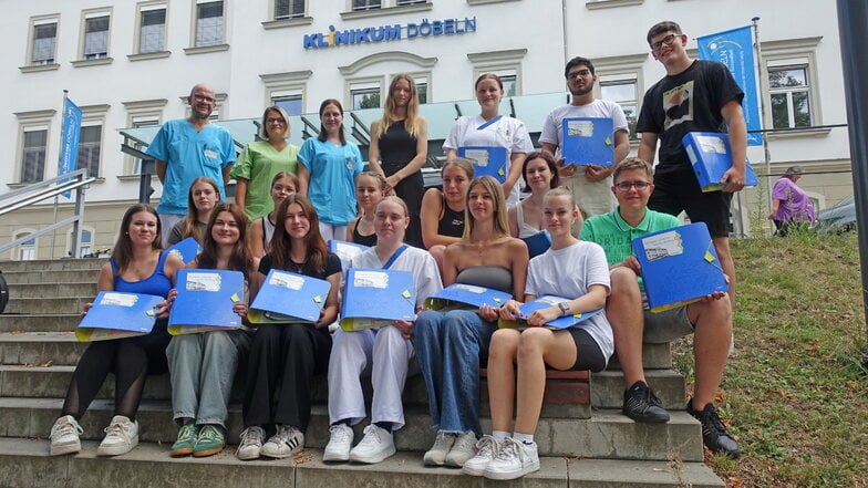 14 Azubis und fünf FSJler waren beim Kennlerntag im Klinikum.