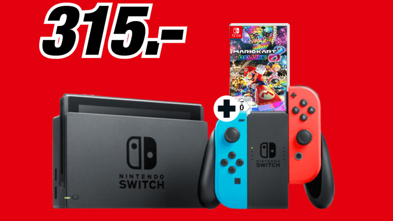 Nintendo Switch + Mario Kart 8 Deluxe geschenkt
