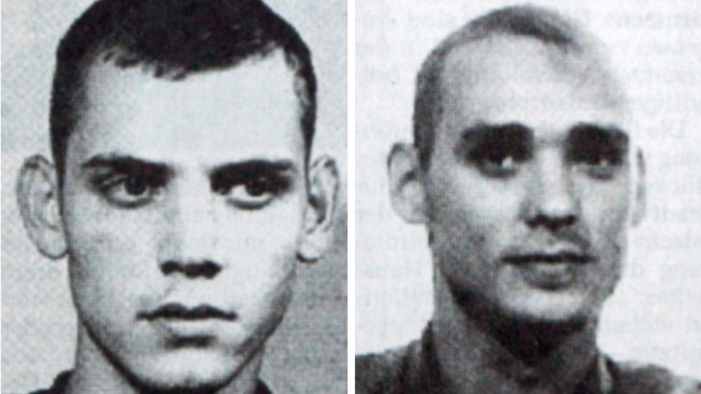 Uwe Böhnhardt und Uwe Mundlos (v.l.) gehörten zusammen mit Beate Zschäpe zum sogenannten Nationalsozialistischen Untergrund, der mehrere Mensche ermorderte und Sprengstoffanschläge verübte.