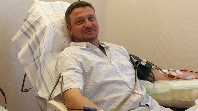 Andreas Kaniuth aus dem Großenhainer Umland wurde nach einer Typisierungsaktion zum Stammzellenspender – als einer der Ersten der Region.