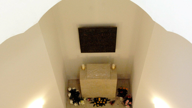 Die Gedenkstätte für die Opfer von Krieg und Gewaltherrschaft in der Marienkirche.