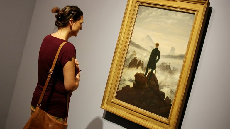 Das Gemälde "Der Wanderer über dem Nebelmeer", sonst in der Hamburger Kunsthalle zu sehen, kommt als Leihgabe nach Dresden.