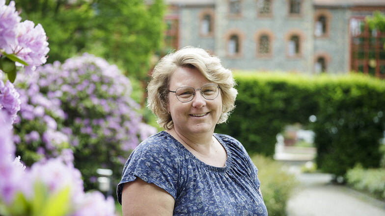 Jana Nickolmann ist Leiterin des Zentralhospitals in Görlitz, einem Alten- und Pflegeheim der Arbeiterwohlfahrt Oberlausitz.