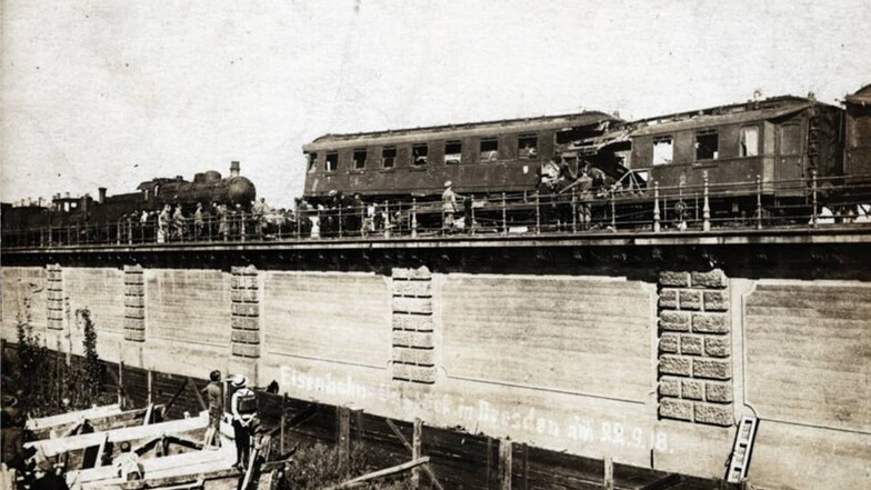 Eisenbahnunglück in Dresden am 22.09.1918