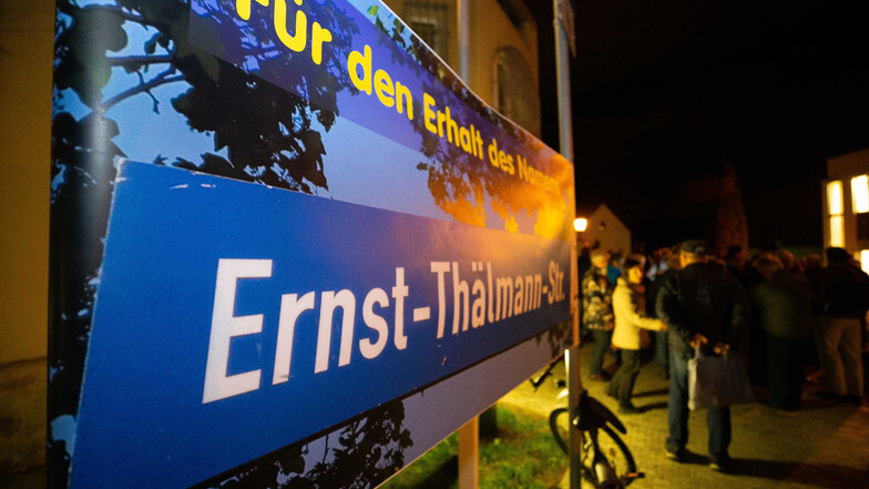 Der Kampf scheint sich gelohnt zu haben: Heidenau behält wohl seine Ernst-Thälmann-Straße.