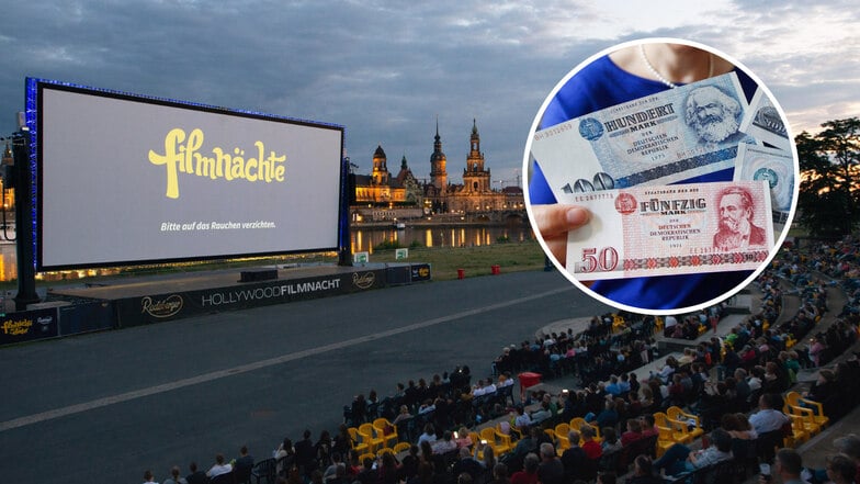 Bezahlen mit DDR-Geld: Diese besondere Aktion gibt es bei den Filmnächten in Dresden