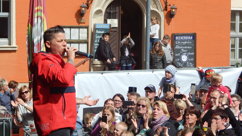 Kerstin Ott begeisterte das Publikum in Pulsnitz. Nun ist sie am Sonntag in Gelenau erneut zu erleben.