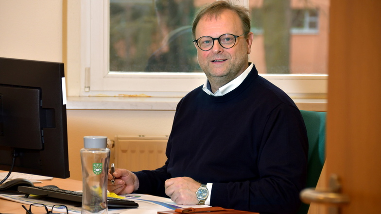 Thilo Richter ist Leiter des neuen Bürgeramtes in der Gemeinde Ottendorf-Okrilla.