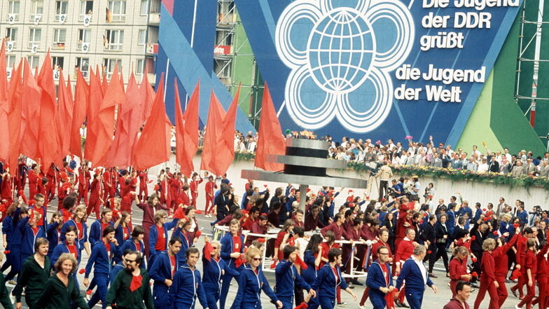 Alles so schön bunt und friedlich? Die X. Weltfestspiele der Jugend und Studenten – hier die Ausgabe von 1973 – waren ein wichtiges Aushängeschild des SED-Regimes.