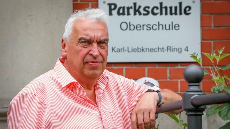Werner Dietzschkau, langjähriger Leiter der Parkschule Zittau, geht in den Ruhestand.