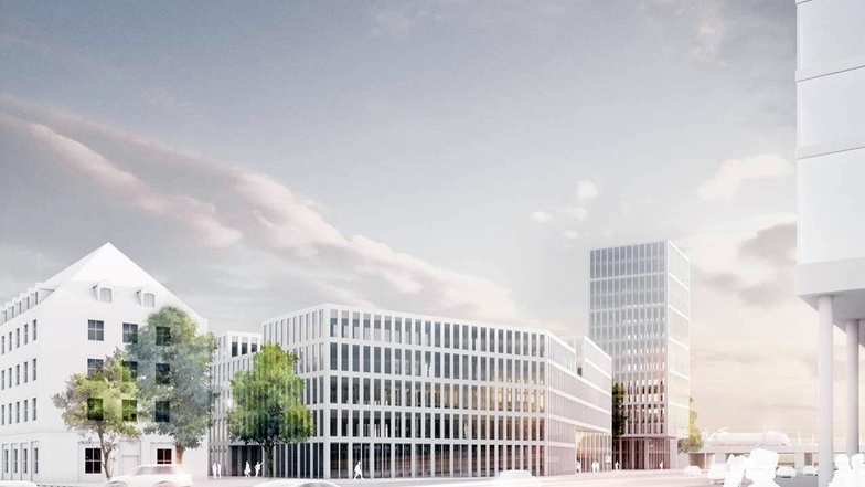 Beim Bebauungsplan hat sich die Stadtverwaltung am Entwurf des Hamburger Architektenbüros BOF orientiert.