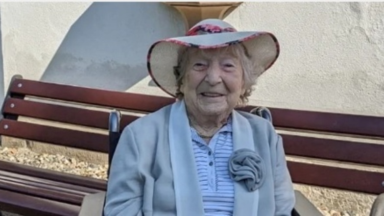 Hilde Koppe aus Großschönau feiert heute ihren 106. Geburtstag. Sie lebt im Awo-Pflegeheim  "An der Mandau".