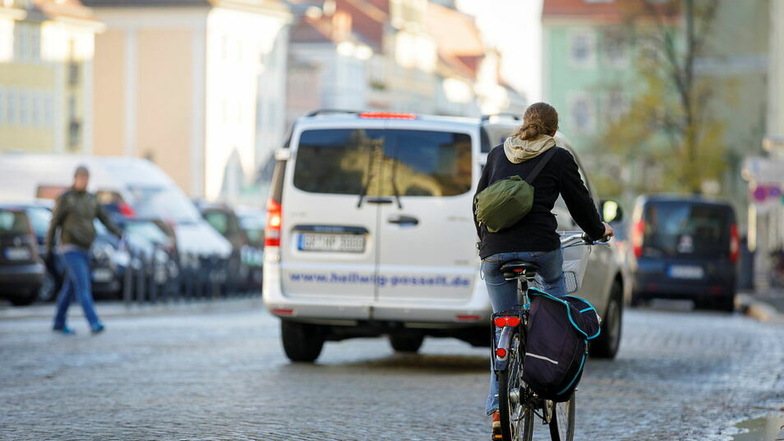 Fahrradfahren ist in Görlitz beliebt - aber nicht immer sicher.