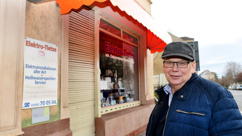 Zum Jahresende schließt Dietmar Tietze den Laden in der Rosa-Luxemburg-Straße. Elektro-Installationen werden aber weiter durchgeführt.