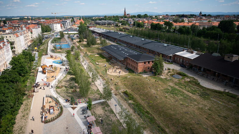 Das letzte große Vorzeigeprojekt, in das Efre-Mittel in Görlitz flossen: der neue Brautwiesenpark.