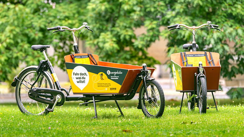 Seit neuestem eine Bereicherung im Dresdner Bikesharing: Mit den neuen MOBIcargobikes können Sie auch ohne Auto viel transportieren.
