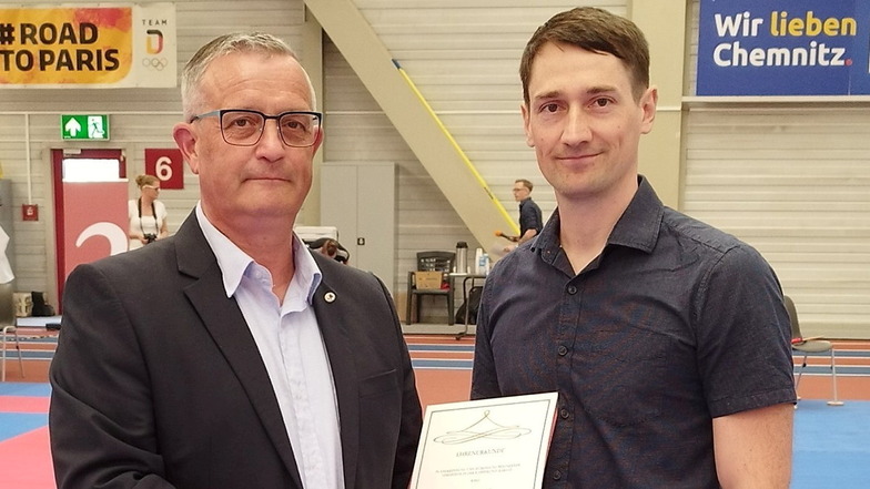 Kamenzer erhält höchste deutsche Karate-Auszeichnung