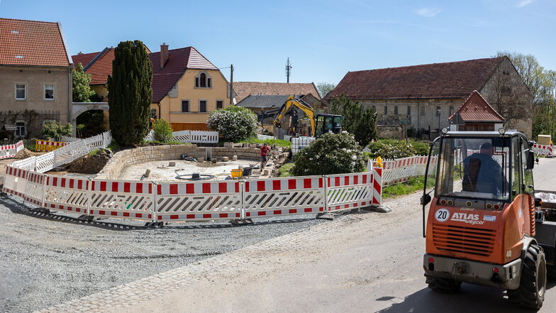 Kreischa gestaltet den Dorfplatz in Sobrigau neu