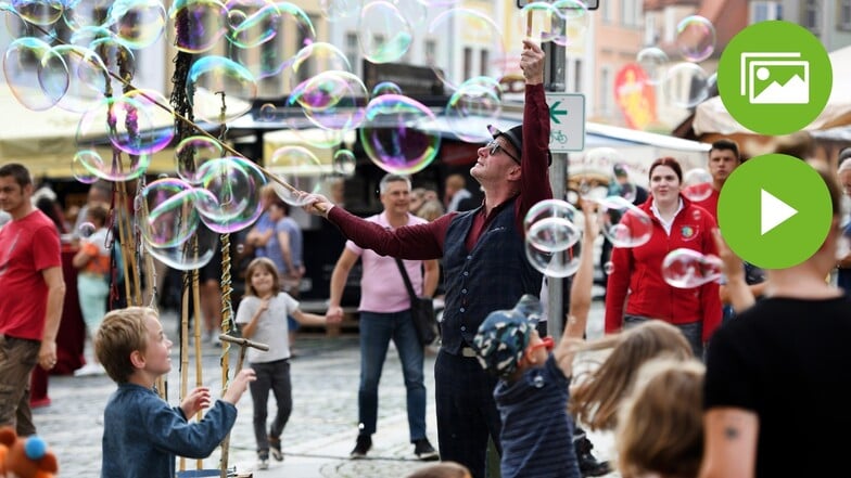 Trotz Start mit Starkregen: 20.000 Gäste feiern Zittauer Stadtfest