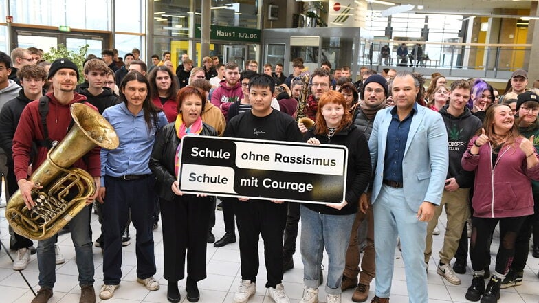 Das BSZ-Freital setzt sich aktiv gegen Diskriminierung ein. Jetzt ist es Teil des Bündnisses "Schule ohne Rassismus-Schule mit Courage".