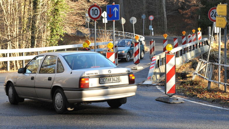 Straße zwischen Pirna und Berggießhübel wird gesperrt