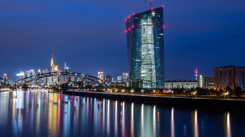 Die Europäische Zentralbank (EZB) in Frankfurt.