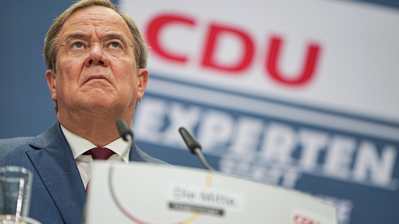 CDU-Chef Armin Laschet hat am Montag ein Papier für gleichwertige Lebensverhältnisse präsentiert - mit Unterstützung aus Sachsen.