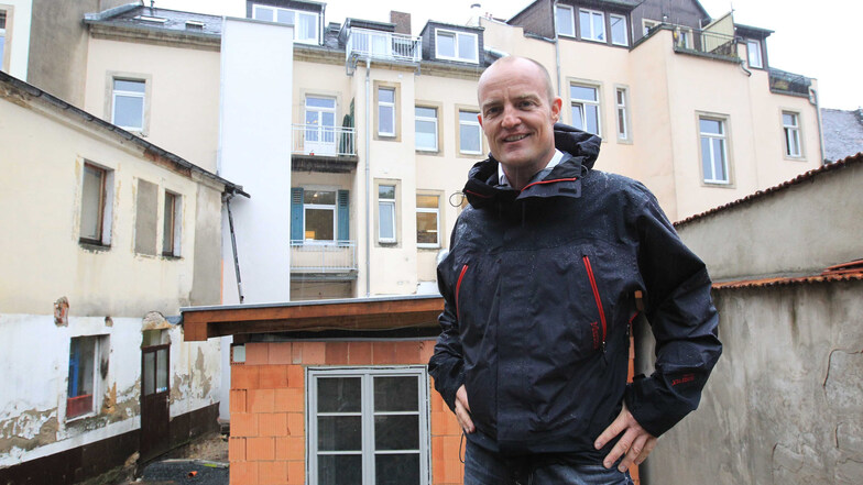 Martin Wenzel vor einigen Jahren in Bautzen, wo er ebenfalls Immobilien erwarb.