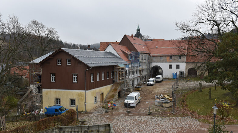 Das Vorschloss in Lauenstein ist seit etwa zwei Jahren eine Baustelle - nicht mehr lange.