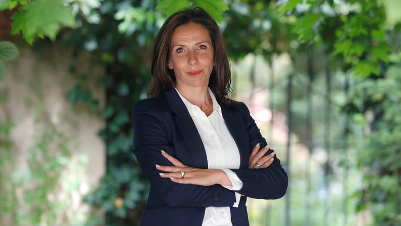 Bianka Smykalla will Bürgermeisterin in Leutersdorf werden.