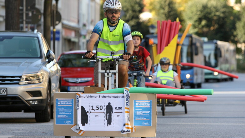 Fahrrad-Demos zum Pirnaer Stadtfest