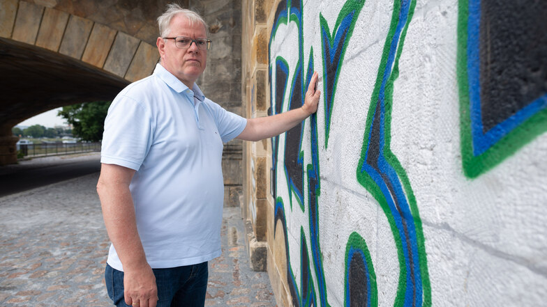 CDU-Stadtrat Hans-Joachim Brauns hat den Stein gegen das Besprühen von Flächen ins Rollen gebracht.