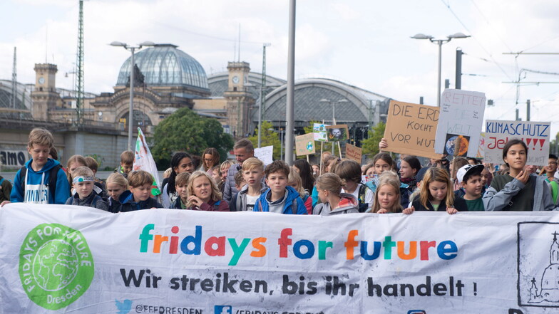 Fridays for Future ruft zum "Klimastreik" an diesem Freitag in Dresden auf.