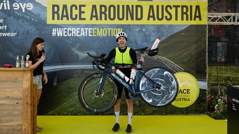 Konrad Pfützner ist nicht nur Bäckermeister, sondern auch ein erfolgreicher Radfahrer. In Österreich holte er bei einem Ultrarennen Platz 2.